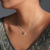 Moon Shell | Sterling Silver and 22ct Gold Plated Pendant Small