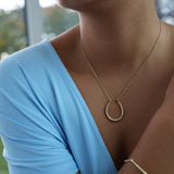 Síoda | 9ct Solid Gold Torc Pendant Medium