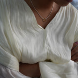 Golden Shore | Sterling Silver and 22ct Gold Plated Pendant Petite