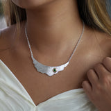 Seashore | Sterling Silver and 10ct Rose Gold with Semi Precious Gemstone Necklace