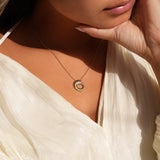Croí Sliogán | 9ct Solid Gold Pendant Medium