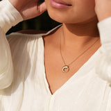 Croí Sliogán | 9ct Solid Gold Pendant Medium