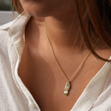 Newgrange | 9ct Solid Gold Pendant Medium