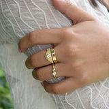 Seashore | Solid Gold with Semi Precious Gemstone Ring