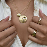 Oyster Pearl | 9ct Solid Gold and Pearl Pendant Large