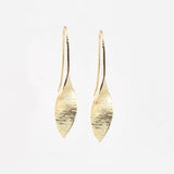 Bean Rí | 9ct Solid Gold Drop Earrings Large