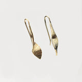 Bean Rí | 9ct Solid Gold Drop Earrings Large