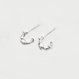 Nebula | Sterling Silver Open Circles Earrings Petite