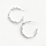 Nebula | Sterling Silver Open Circles Earrings Large