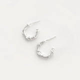Nebula | Sterling Silver Open Circles Earrings Medium