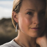 Shore | Sterling Silver Drop Earrings Large