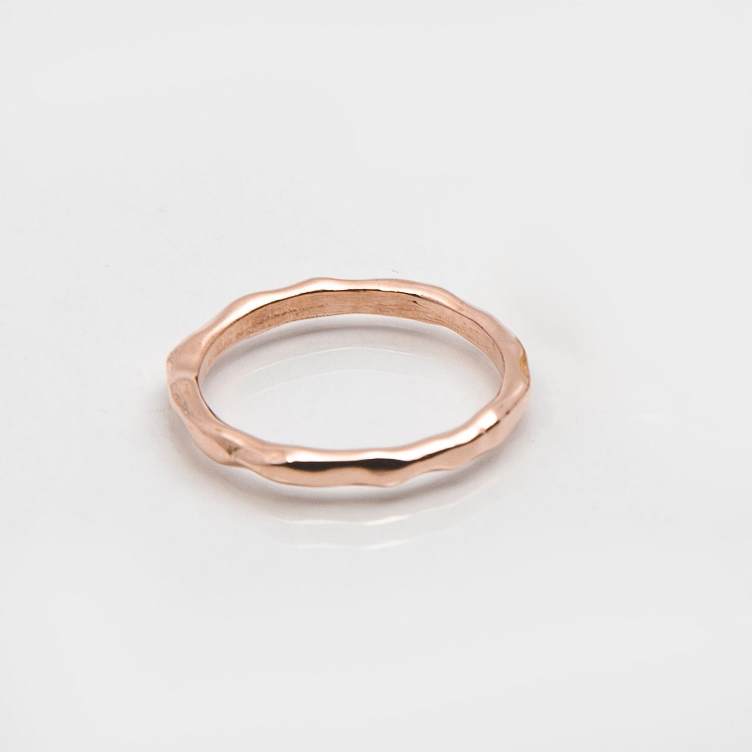 Island Link | Solid Gold Pebble Ring