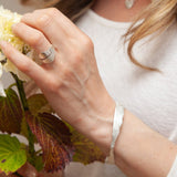 Shell | Sterling Silver Bangle