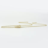 Croí Sliogán | 9ct Solid Gold Trumpet Drop Pendant Small