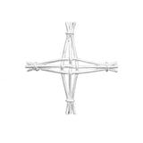 St. Brigid Cross | Sterling Silver Woven Reed Brooch Signature