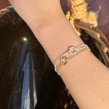 Nebula | 9ct Solid Gold Circle Bracelet Petite