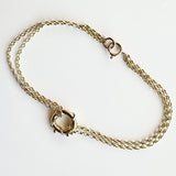 Nebula | 9ct Solid Gold Circle Bracelet Petite