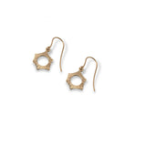 Ériu | 9ct Solid Gold Drop Earrings Small