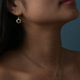 Ériu | 9ct Solid Gold Drop Earrings Small