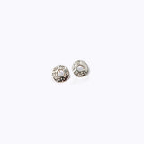 Heaven | Sterling Silver Circle Stud Earrings Small