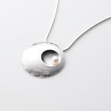 Oyster Pearl | Sterling Silver and Pearl Pendant Large