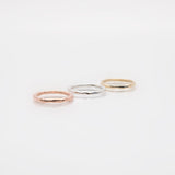 Island Link | Solid Gold Pebble Ring