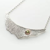 Seashore | Sterling Silver and 10ct Rose Gold with Semi Precious Gemstone Necklace