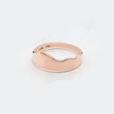Seashore | Solid Gold Smooth Ring