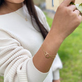 Shell | 9ct Solid Gold Bracelet