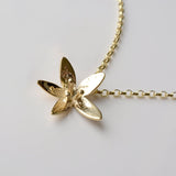 Star Flower | 9ct Solid Gold Pendant Small