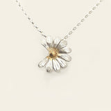 Daisy | Sterling Silver and 22ct Gold Plated Pendant