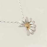 Daisy | Sterling Silver and 22ct Gold Plated Pendant
