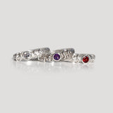Droplet | Sterling Silver and Semi Precious Stone Ring