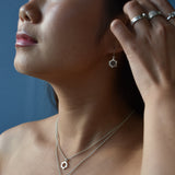 Ériu | Sterling Silver Drop Earrings Small