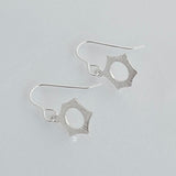 Ériu | Sterling Silver Drop Earrings Small