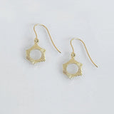 Ériu | 9ct Solid Gold Drop Earrings Small
