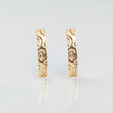 Heaven | 9ct Solid Gold Bar Stud Earrings Small