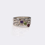 Seascape | Sterling Silver with Semi Precious Gemstone Ring