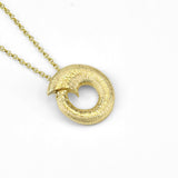 Croí Sliogán | 9ct Solid Gold Pendant Large