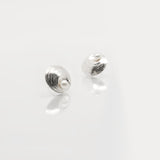 Oyster Pearl | Sterling Silver and Pearl Stud Earrings Small