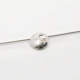 Oyster Pearl | Sterling Silver and Pearl Pendant Small