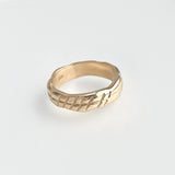 Ogham | Solid Gold Grá Love Ring 5mm Band