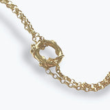 Nebula | 9ct Solid Gold Circle Bracelet Petite