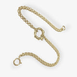 Nebula | 9ct Solid Gold Circle Bracelet Petite