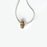 Shell Cone | Sterling Silver and 22ct Gold Plated Pendant Petite