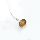 Shell Cone | Sterling Silver and 22ct Gold Plated Pendant Medium