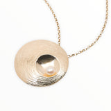 Oyster Pearl | 9ct Solid Gold and Pearl Pendant Large