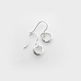 Shell | Sterling Silver Drop Earrings Petite