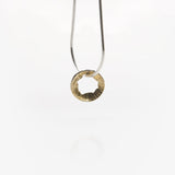 Golden Shore | Sterling Silver and 22ct Gold Plated Pendant Petite