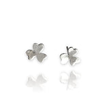 Shamrock | Sterling Silver Stud Earrings